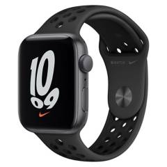 APPLE - Apple Watch Nike SE (44mm, GPS) - Caja aluminio gris espacial - Correa deportiva color carbono/negro