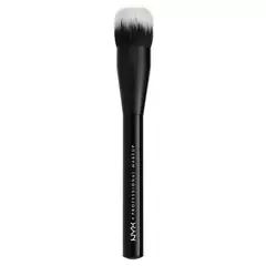 NYX PROFESSIONAL MAKEUP - Brocha para Polvos Pro Brush Dual Fiber Foundation Nyx Professional Makeup