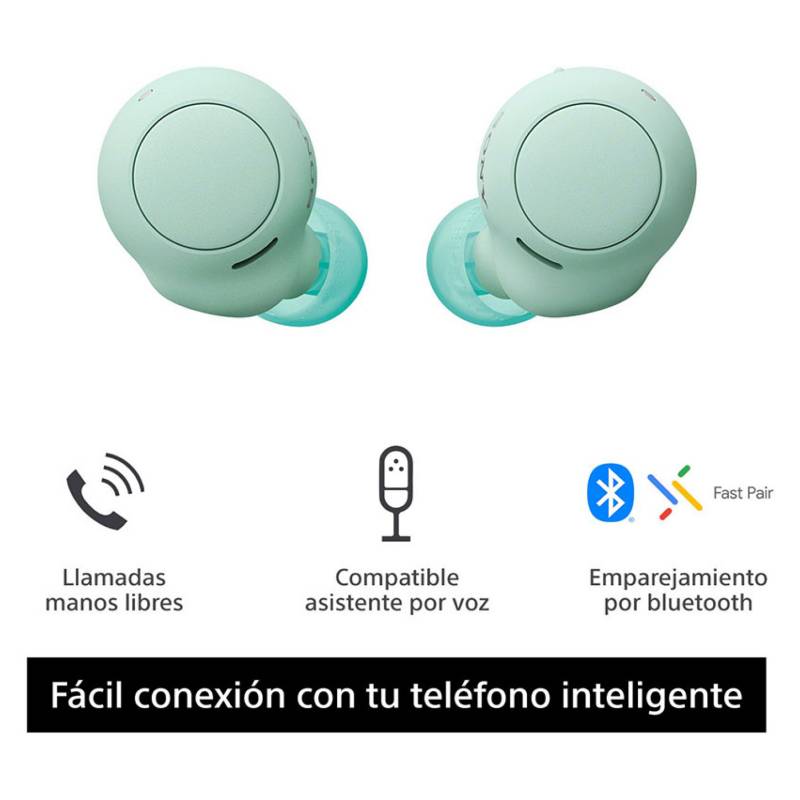 Auriculares Bluetooth Sony WF-C500 Verdes 