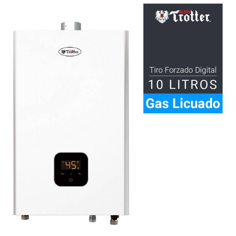 ALBIN TROTTER - CALEFONT GAS LICUADO 10LITROS TIRO FORZADO DIGITAL