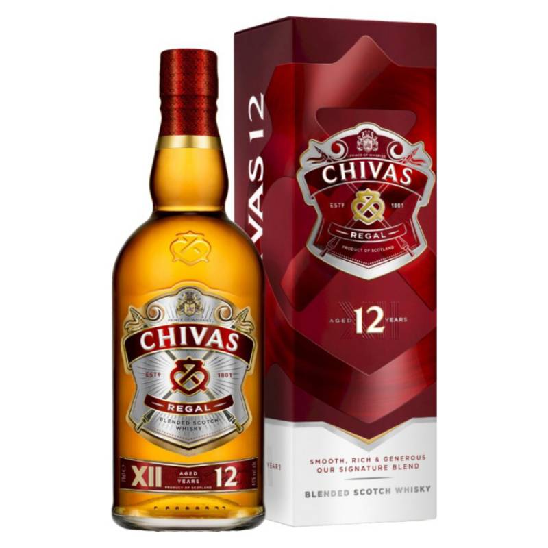 CHIVAS REGAL - Whisky Chivas Regal 12 Años 750 Cc Scotch