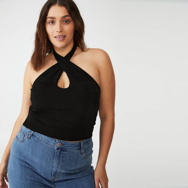 Cotton On Top Cuello Halter Mujer Curve