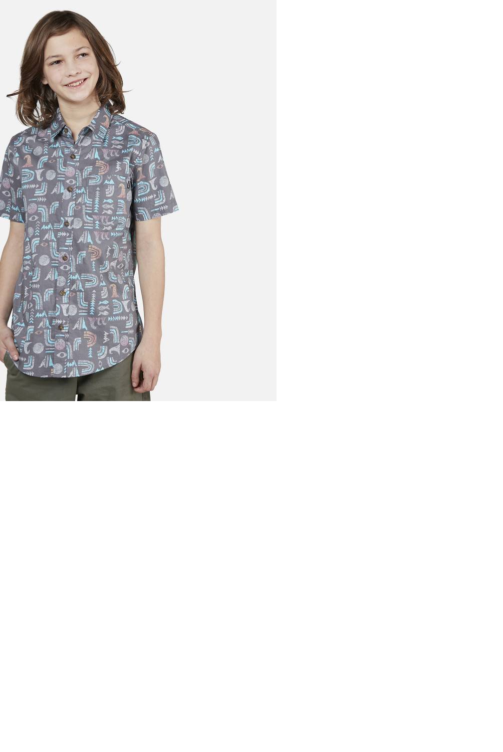 MAUI AND SONS - Camisa M/C 5C936 Gris