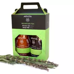 APIVITA - Set Ritual Corporal Mountain Tea Gel De Ba�o 250Ml Y Loci�n 200Ml Apivita