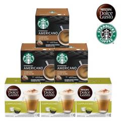 NESCAFE DOLCE GUSTO - Capsulas Dolce Gusto Starbucks Morning Pack x6