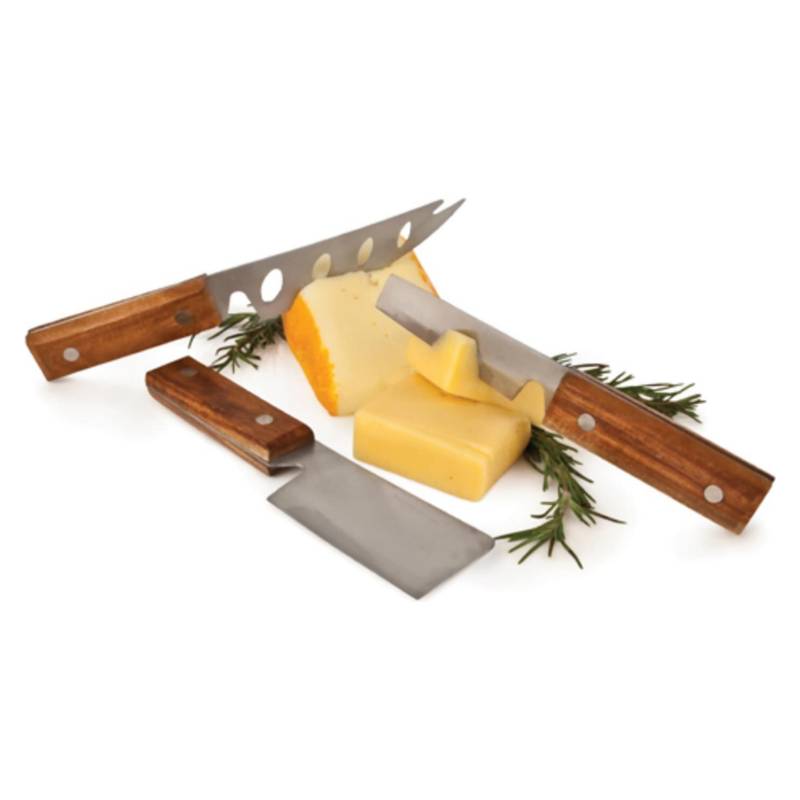 ECUVEE - Set cuchillos rústico para queso
