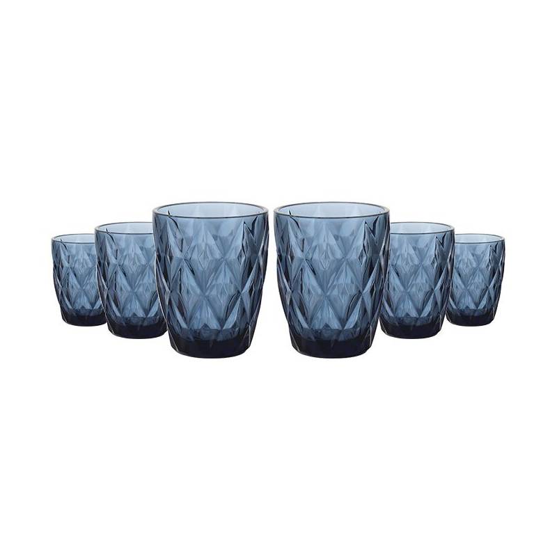 MICA Set de Vasos Vidrio 6 Piezas 400 ml Mica