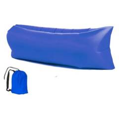 GENERICO - Sillon Sofa Inflable Tumbona Inflable Azul