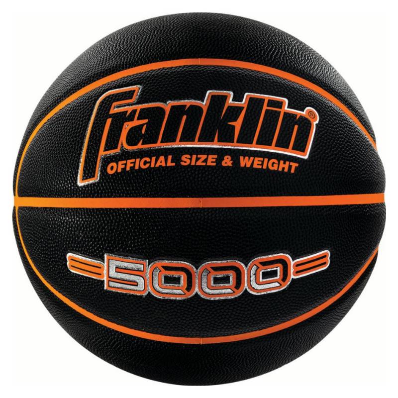 FRANKLIN - Balón Basketball Franklin 5000 Negr/Naran Tamaño 7