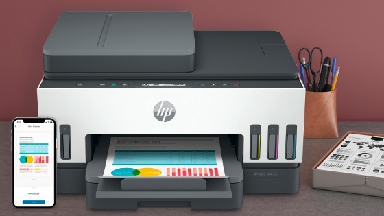 Hp Impresora Multifuncional Hp Smart Tank 750 Con Adf 6165