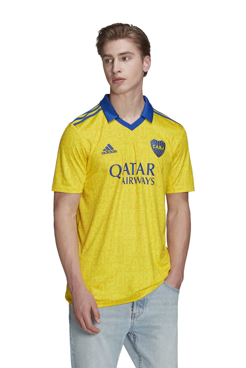ADIDAS - Adidas Camiseta de Fútbol Boca Juniors Tercera Hombre