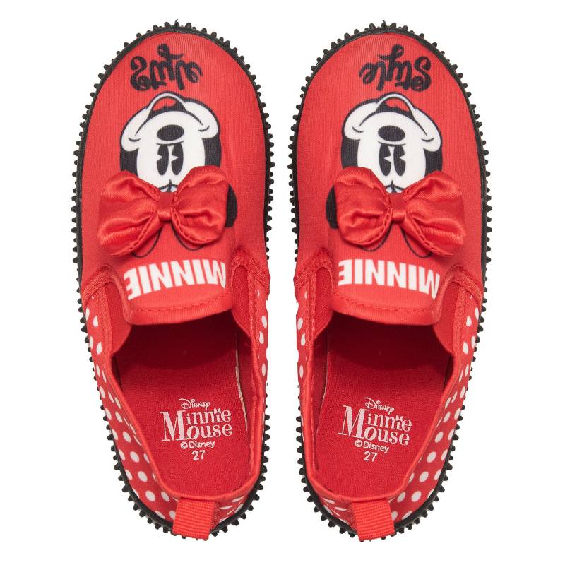 DISNEY - Zapato de Agua Niña Minnie Rojo