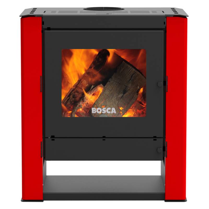 BOSCA - Calefactor Bosca a Leña Gold 500 Rojo Cert.