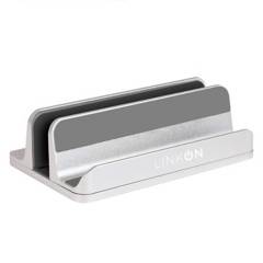 LINKON - Soporte Base Vertical Aluminio 2En1 Mac Notebook