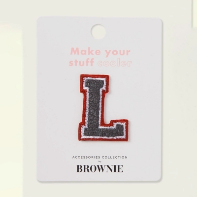 Brownie Sticker Letra