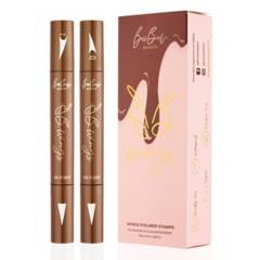 BOSS BABE BEAUTY - Kit Delineador Wings Eyeliner Stamps Ed. Chocolate
