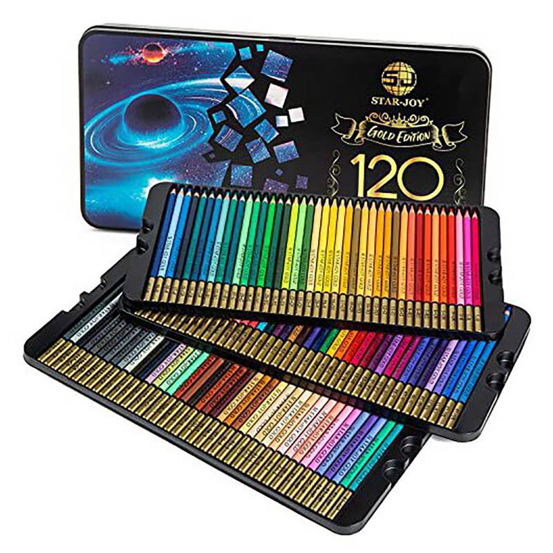Star Color Juego de lápices de colores de 24 colores (no tóxicos)