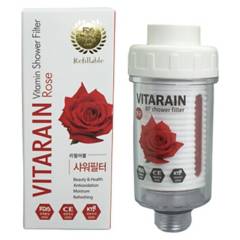 VITARAIN - Filtro de ducha RECARGABLE c/aromaterapia ROSA