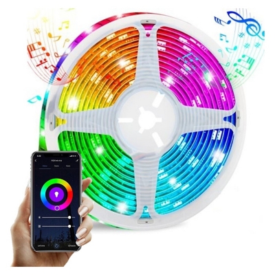 MAXWELL Tira Cinta Luces Led RGB Wifi Maxwell 20 Metros Total Kit