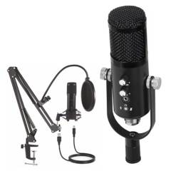 LINKON - Microfono Condensador Kit Usb  Brazo  Antipop