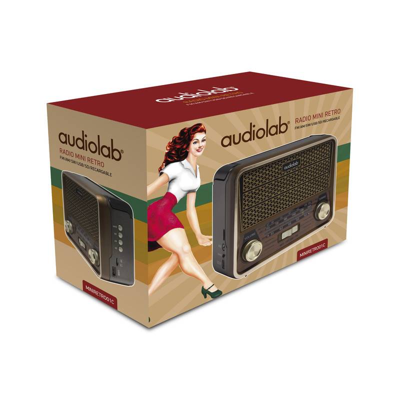 AUDIOLAB Audiolab Parlante Mini Retro Bt Gs-F821U | Falabella.com