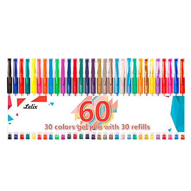  - 60 Bolígrafos en Gel con Recambio