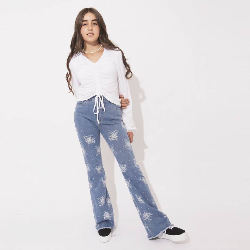 CACAO Jeans Flare Algodón Niña