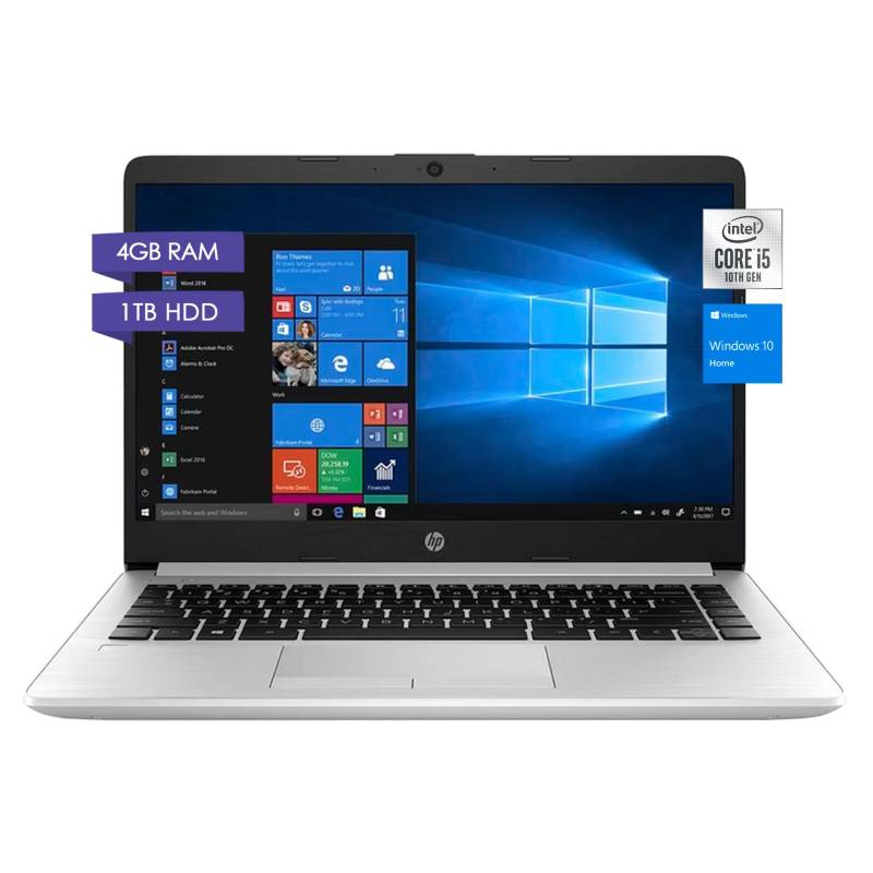 Hp Notebook Hp 348 G7 Intel I5 10210u 1tb Hdd 4gb Ram 3444