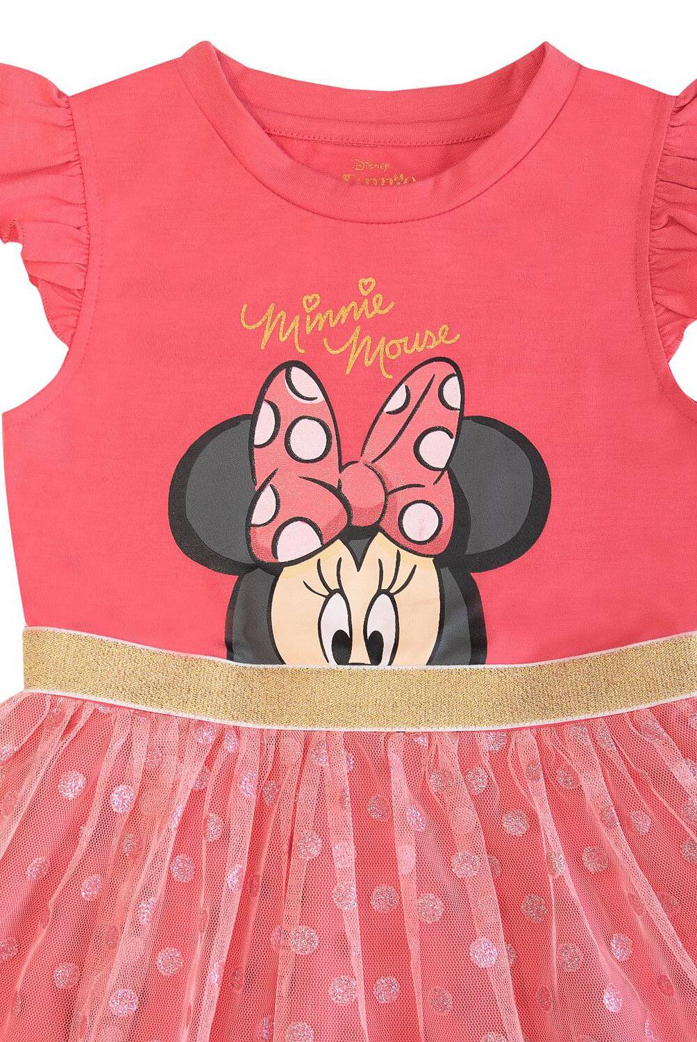 DISNEY - Vestido Niña Minnie Rosado Disney