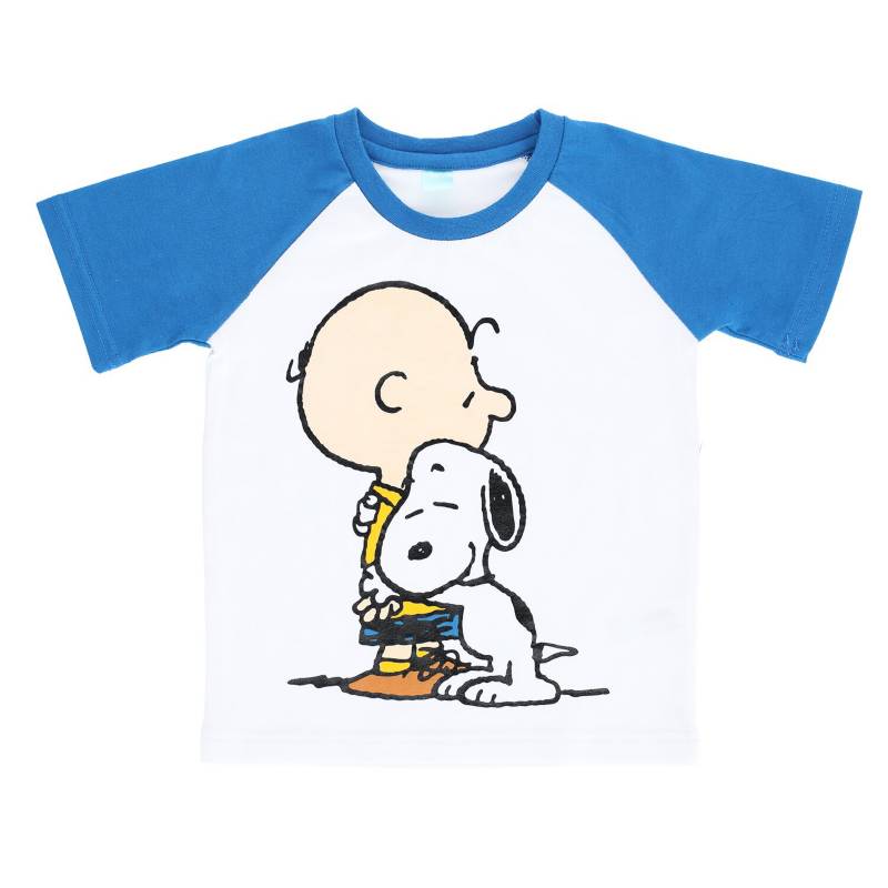 Snoopy X LV ropa infantil niños niñas polera unisex niños niñas