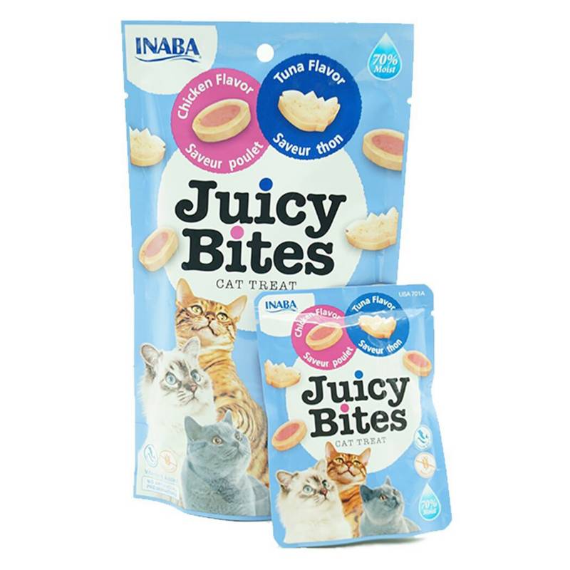 INABA - Snack Húmedo Para Gatos Juicy Bites - Inaba