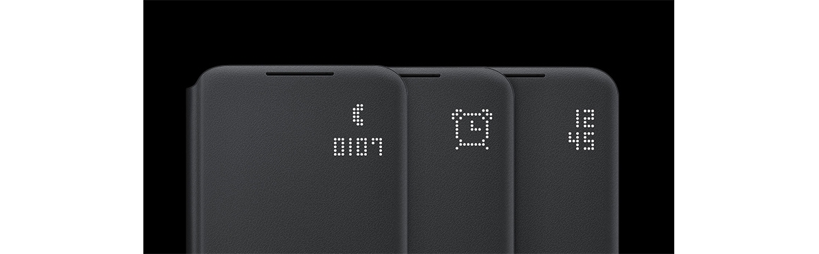 Samsung Carcasa Smart LED View Cover para Galaxy S22, EF-NS901PBEGEW