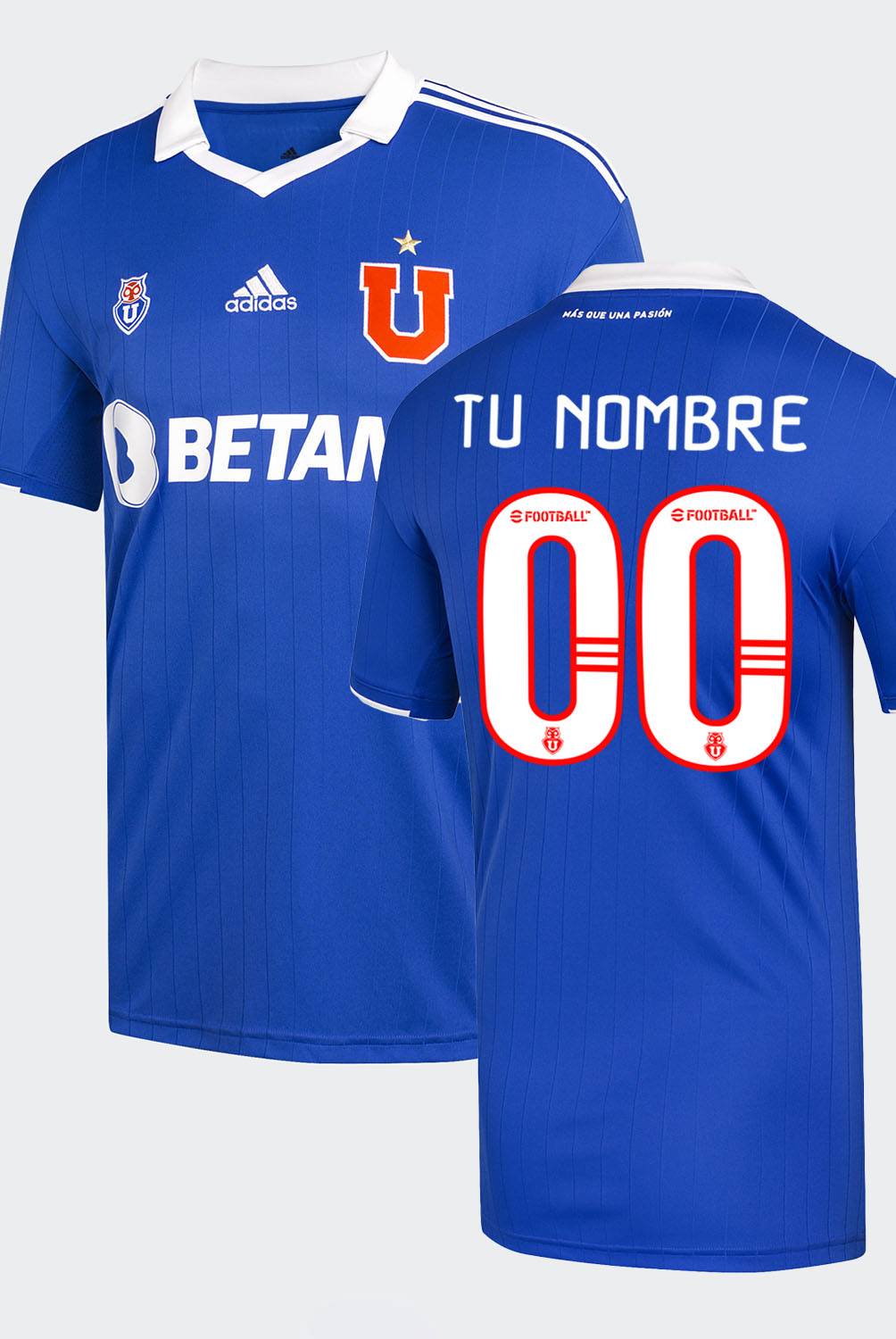 ADIDAS - Camiseta De Fútbol Personificable Universidad De Chile Local Hombre Adidas