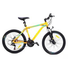 PHOENIX - Bicicleta 24 Mtb Phoenix Disco 21S Amarilla