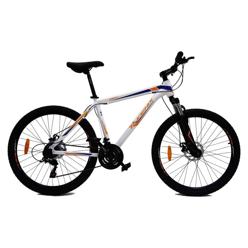PHOENIX - Bicicleta Phoenix 26 Mtb Disco 21S F Blanc/Naranj