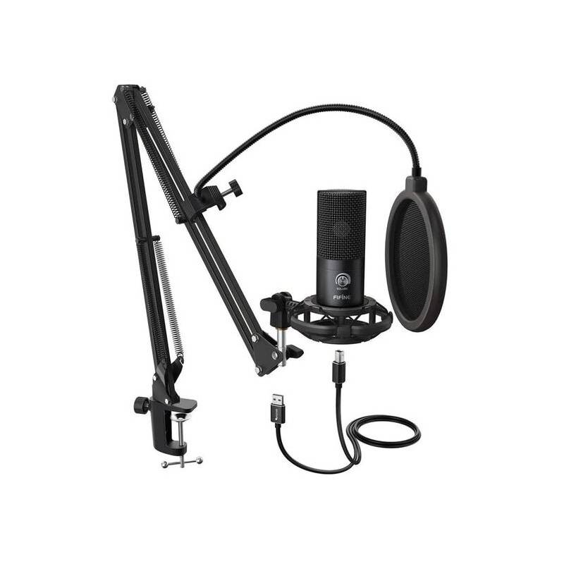  - Kit Micrófono de Condensador T669B Podcasting