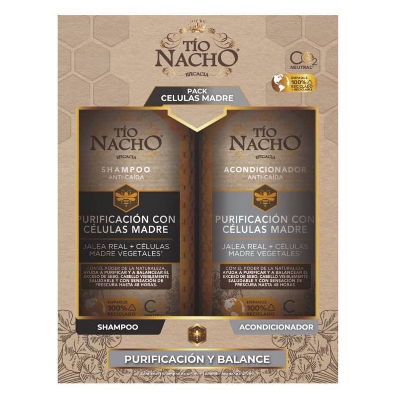 TIO NACHO - Tio Nacho Shampoo Acond. Celulas Madre 417Ml C/U