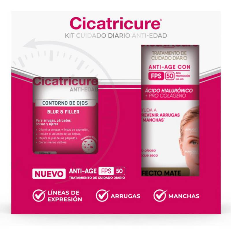 CICATRICURE - Cicatricure Antiedad FPS 50 40g + B&F 15g