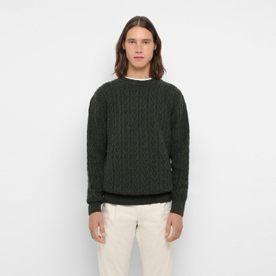 Sweater Hombre Con Cierre Burdeo - Perry Ellis Chile