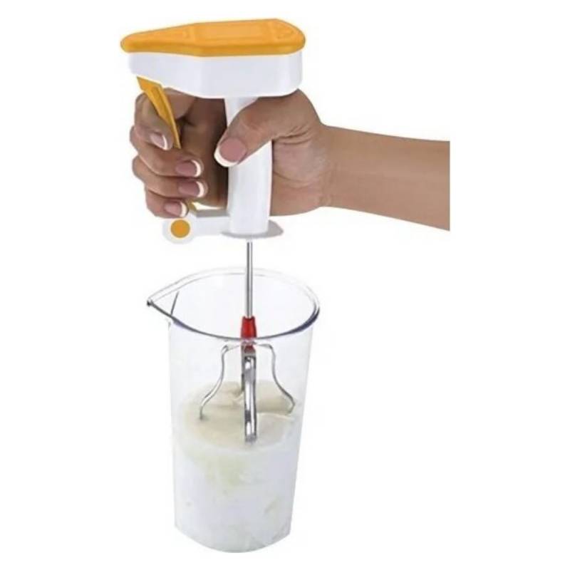 Batidora de mano manual con aspas de acero easy flow blender