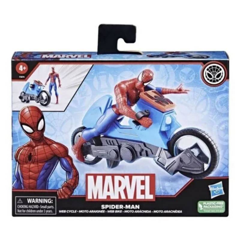 MARVEL/Figura Marvel Clasica - Moto Arácnida - Spiderman | Tienda Falabella