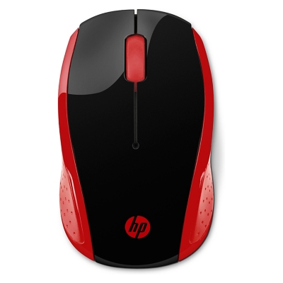 Mouse inalámbrico HP 200 Rojo