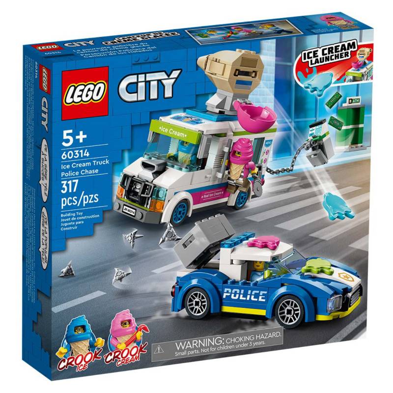 LEGO - Lego City Policias Y Camión De Helados #60314