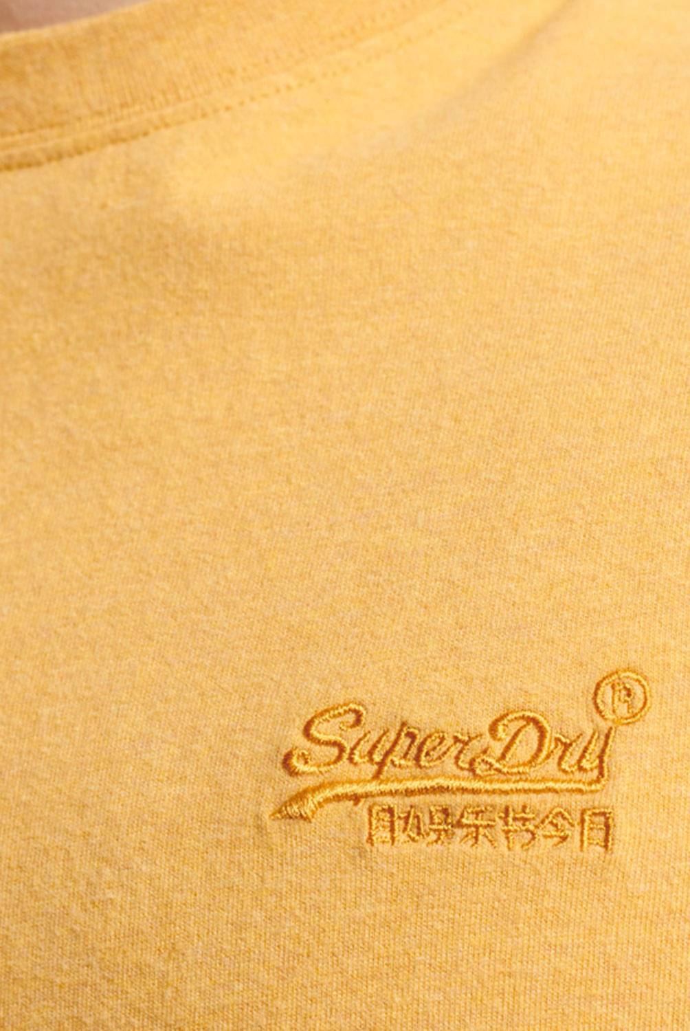 SUPERDRY - Polera De Algodón Orgánico Con Logotipo Vintage Hombre Superdry
