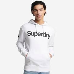 SUPERDRY - Superdry Polerón Con Capucha Y Logotipo Core Hombre