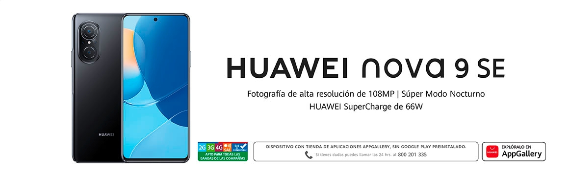Nuevo smartphone HUAWEI nova 9 SE