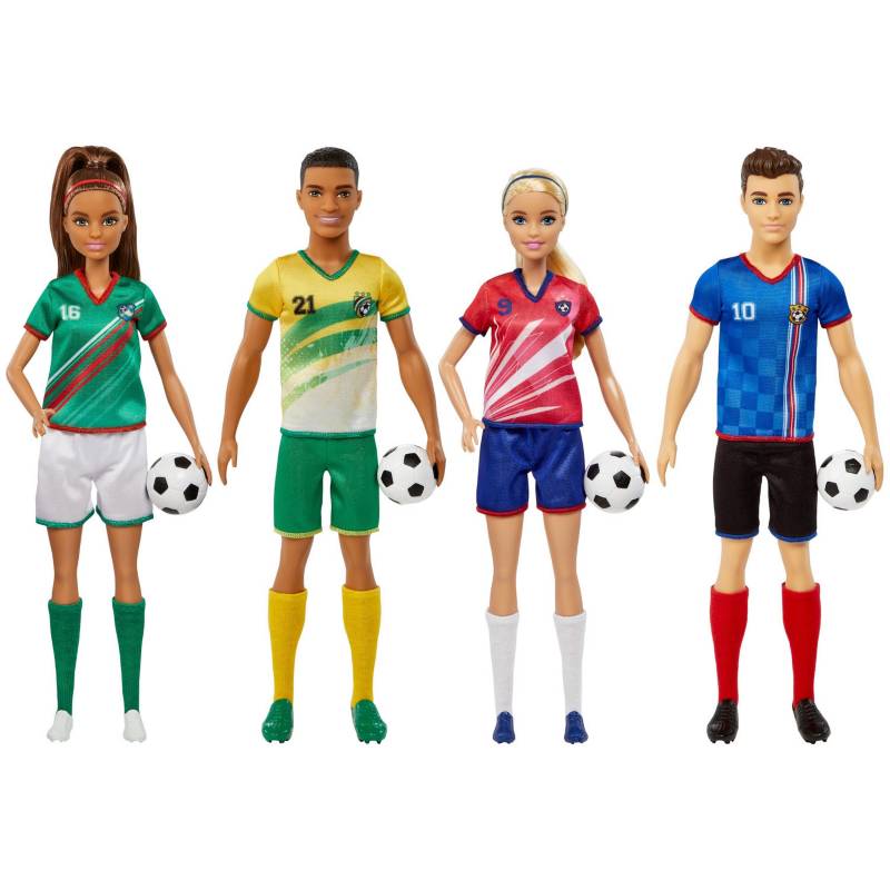 BARBIE - Barbie Muñeca Profesiones Surtido Sorpresa De Futbol