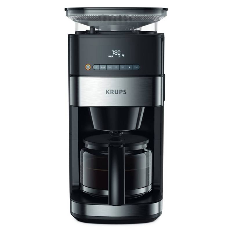 KRUPS - Cafetera de filtro con Molinillo Grind Aroma