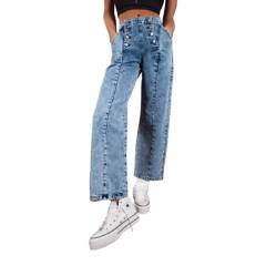 RAINDOOR - Jeans Recto Medio Mujer
