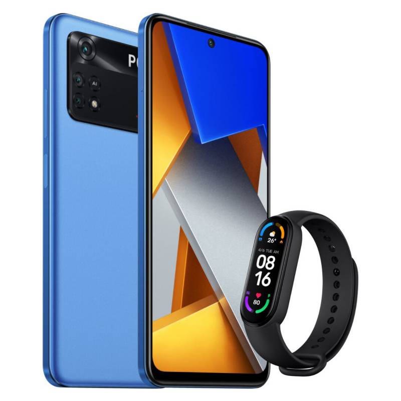 Xiaomi Poco M4 Pro Cool Blue 1286gb Mi Smart Band 6 7728